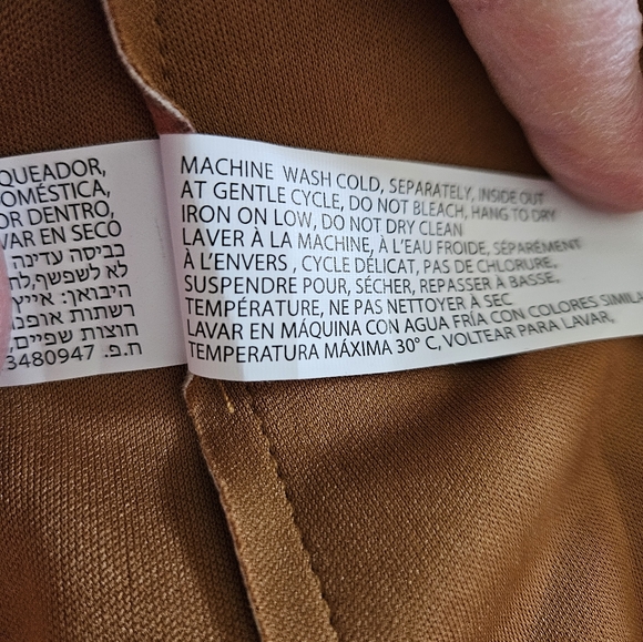 NWT muted floral, faux suede jacket. - Picture 11 of 11